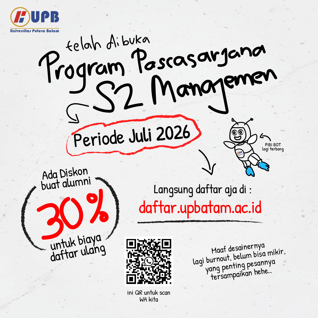 PMB S2 Manajemen Periode Juli 2026